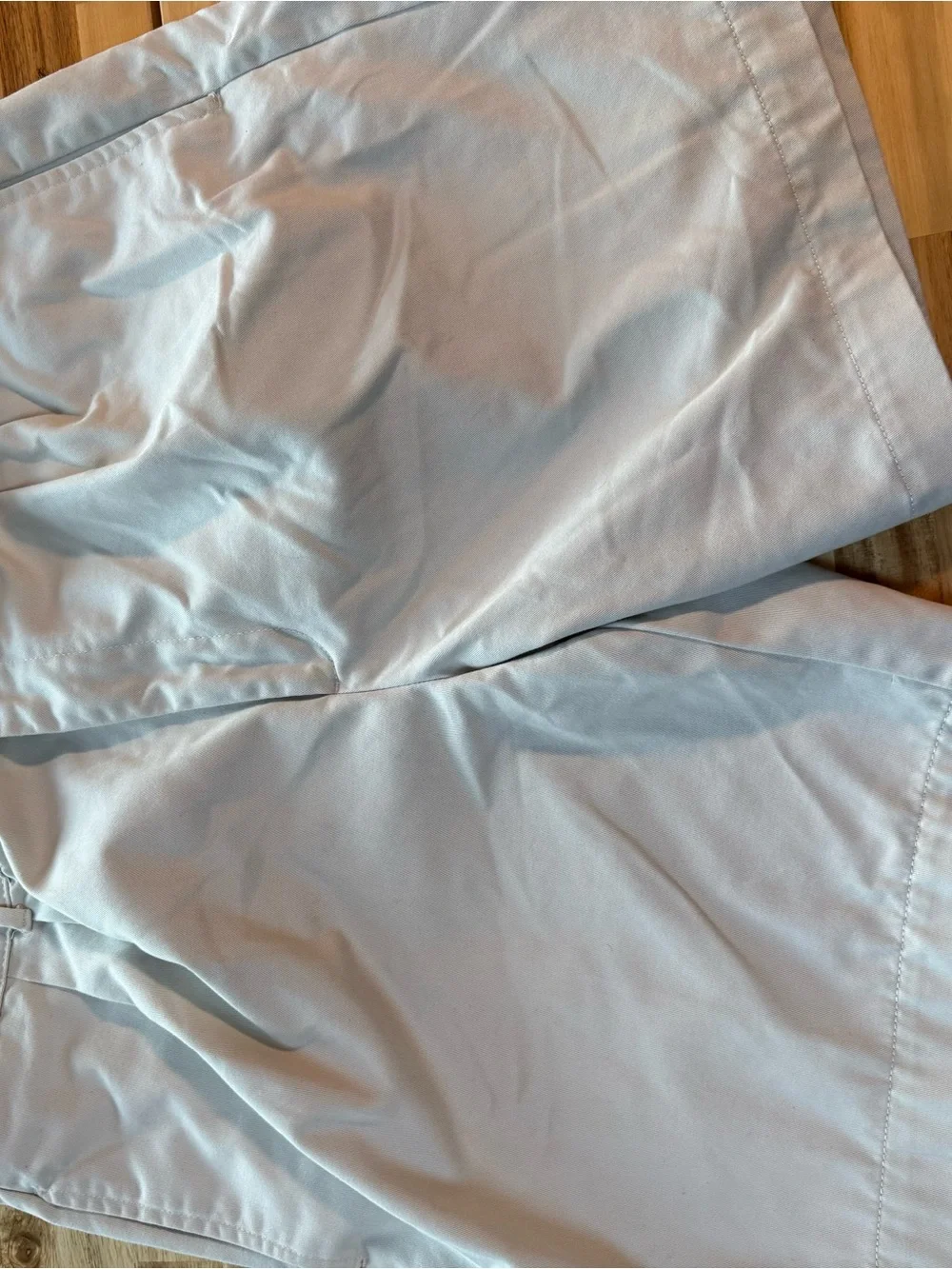 Greg Norman Collection Khaki and Light Gray Flat-Front Shorts
